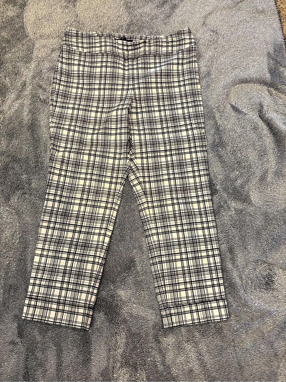 Up! Women's Plaid Trousers Size 16